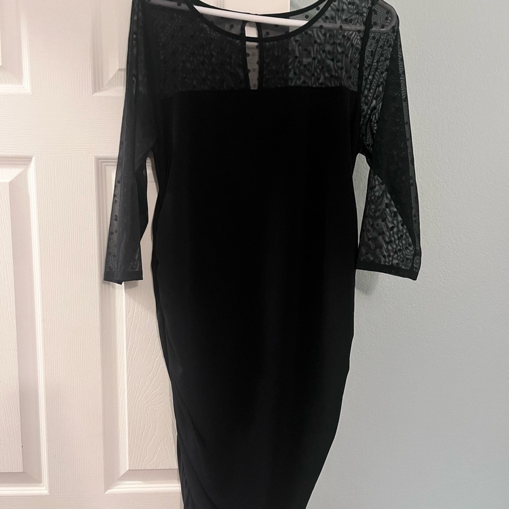 Black maternity dress!